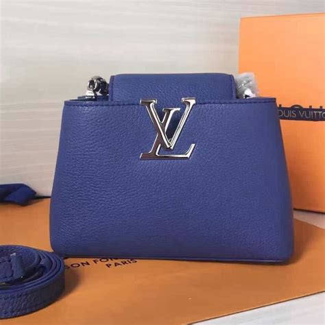 louis vuitton capucines blue|louis vuitton capucines bb python.